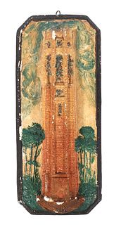 BOK TOWER Chalkware or Plaster Plaque