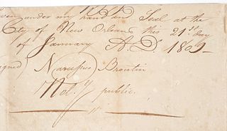 1809 Louisiana Real Estate Document