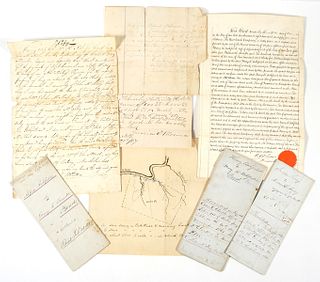 Group of New York Documents, 1802-1890