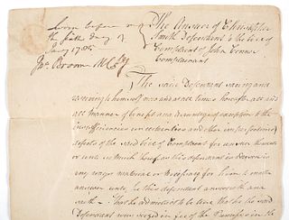 1783 New York Court Document