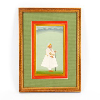 18TH CENTURY MUGHAL PERIOD MINIATURE PAINTING, INDIA