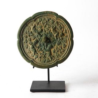 ANCIENT LIAO DYNASTY STYLE CHINESE MIRROR