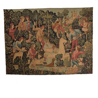 Large Italian Wall Tapestry by Paris Panneaux Gobelins