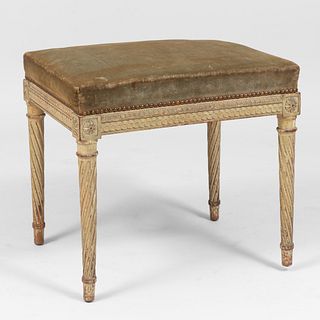 Louis XVI Style Painted Tabouret