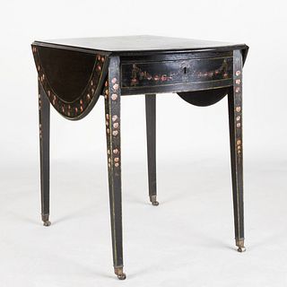 George III Painted Pembroke Table