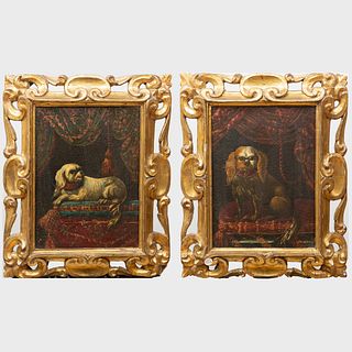 Spanish School: Portrait of a Havanese; and Portrait of a Spaniel