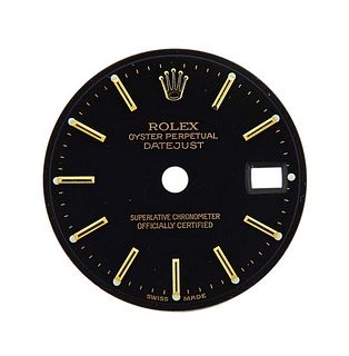 Rolex Datejust Black Watch Dial 