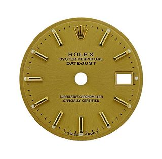 Rolex Datejust Champagne Watch Dial 