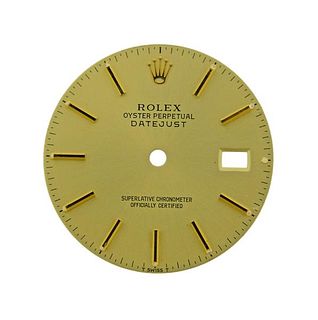 Rolex Datejust Champagne Watch Dial 