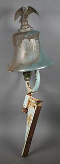 1940's Bronze FIRE TRUCK BELL with Eagle