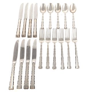 Lunt Sterling Partial "Madrigal" Flatware Service