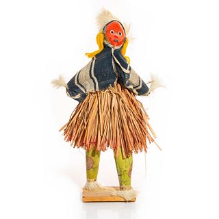 KWENI AFRICAN DANCE DOLL ON WOODEN BASE