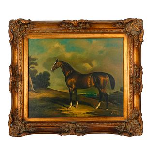 CONTEMPORARY OIL ON CANVAS PAINTING, HORSE