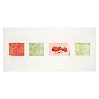 ROBERTO TURNBULL, Sin título, Firmado, Grabado P.A., Sin enmarcar, 10 x 67 cm
