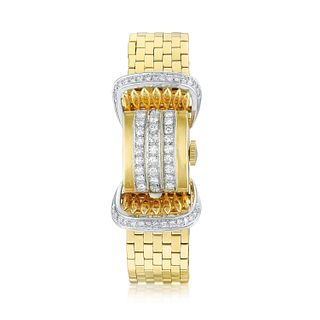 Rolex Precision Hidden Watch Diamond Bracelet