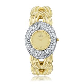 David Webb Diamond Bracelet Watch
