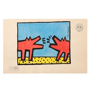 Keith Haring. Barking Dogs