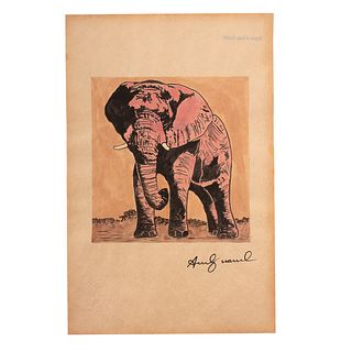 Andy Warhol. African Elephant