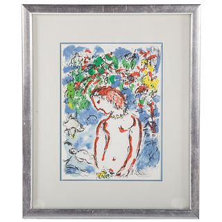 Marc Chagall. "Jour de Printemps" Lithograph