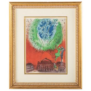 Marc Chagall. "L'Opera" Lithograph