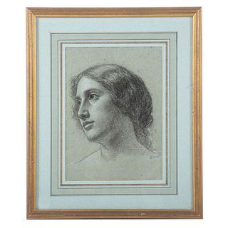 Portrait Of A Lady, Head Turned Upward