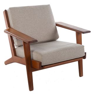 Danish Modern Teak Wood Chair, By Hans Wegner