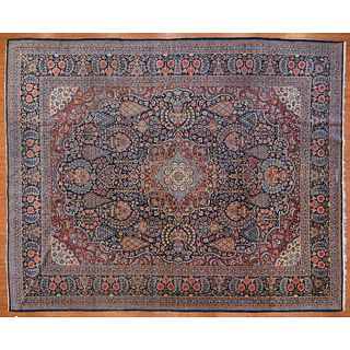 Antique Kashan Rug, Persia, 8.8 x 10.9