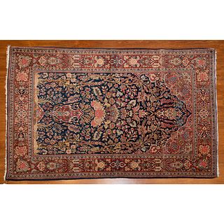 Semi-Antique Kashan Rug, Persia, 4.3 x 6.6