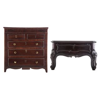 Two Pieces Of English Miniature Furniture