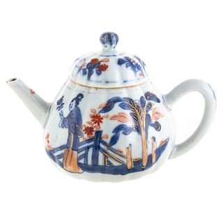 Chinese Imari Porcelain Diminutive Teapot