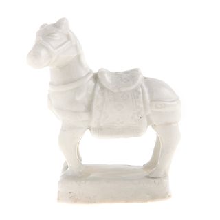 Chinese Blanc De Chine Tang Style Horse