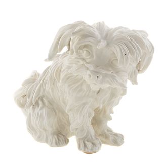 Samson White Porcelain Shaggy Dog