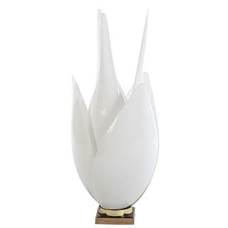 Rougier Acrylic & Brass Blossom Lamp