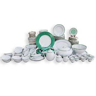 (174 Pc) Large Set of Christofle Porcelain Dinner Service
