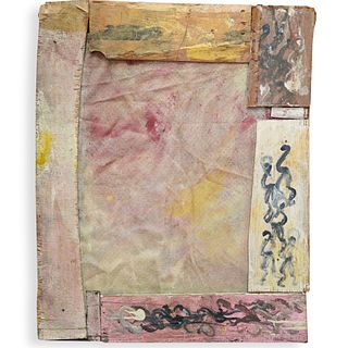 Purvis Young (1943-2010) Mixed Media