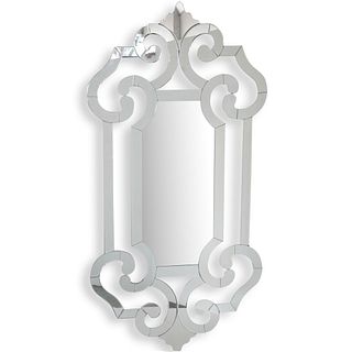 Venetian Style Accent Glass Mirror