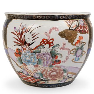 Chinese Porcelain Floral Fishbowl