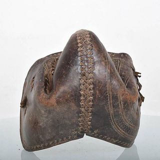 Vintage Antique South American Leather Horse Saddle Stirrup 1930s