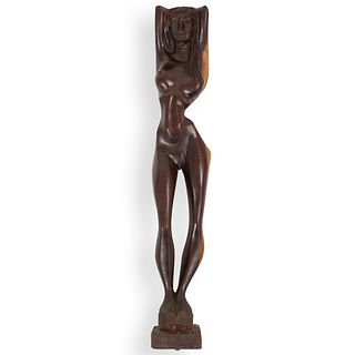 Raul La Montagne (Cuban, 20th Century) Wood Sculpture