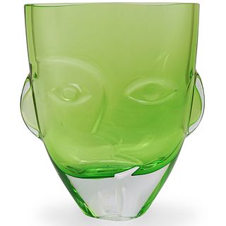 Martti Rytkonen for Orrefors Glass Vase