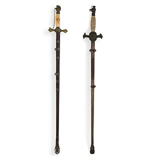 (2 Pc) Antique Swords