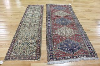 2 Antique And Finely Hand Woven Runners.