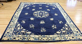 Art Deco And Finely Hand Woven Chinese Carpet