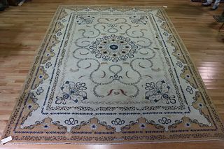 Signed Antique And Finely Hand Woven Roomsize