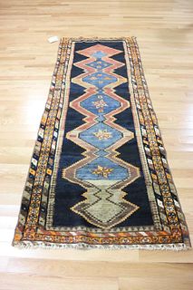 Antique And Finely Woven Kazak Style Runner.