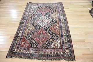 Antique And Finely Hand Woven Kazak Style Carpet