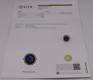 JEWELRY. 14kt Gold, Diamond and Colored Gem