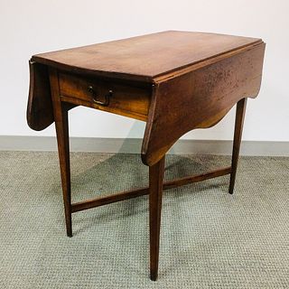 Federal Cherry One-drawer Pembroke Table