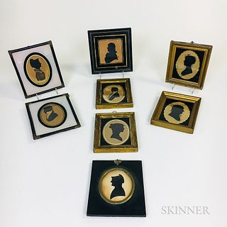 Eight Framed Silhouettes