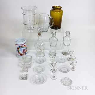 Group of Blown Glass Items